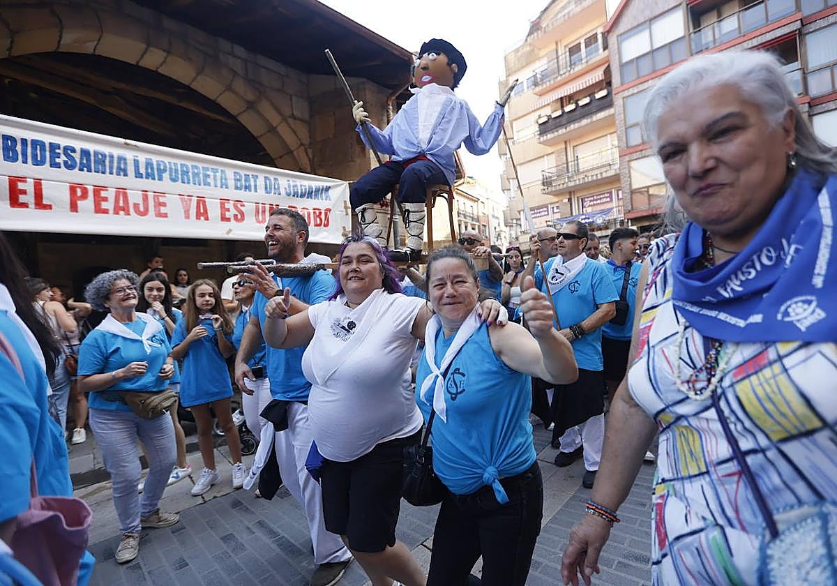 Las mejores imágenes del txupinazo de los Sanfaustos