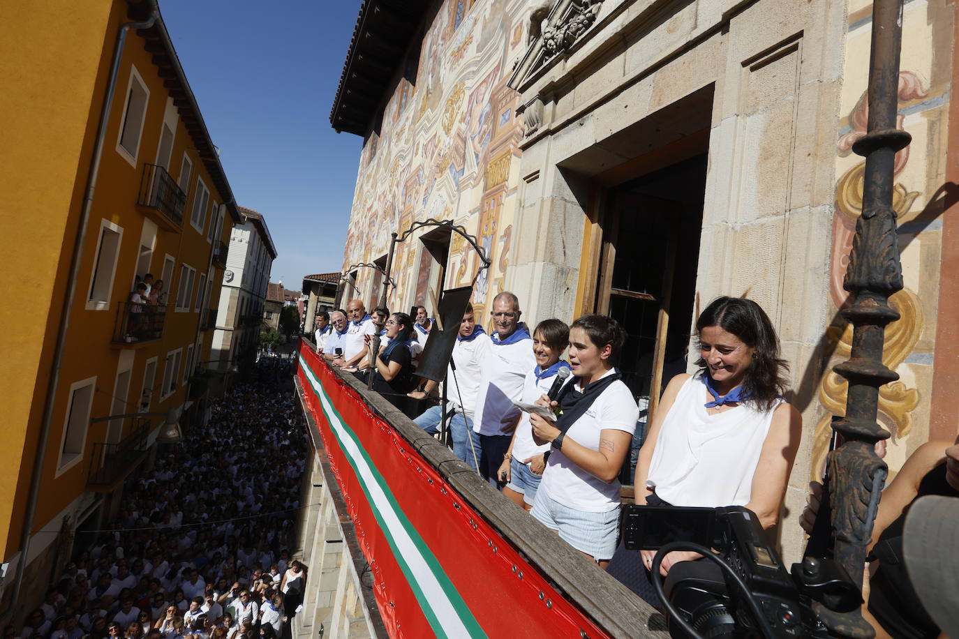 Las mejores imágenes del txupinazo de los Sanfaustos