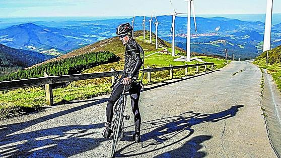 Prueba de supervivencia a pedales en el monte Oiz