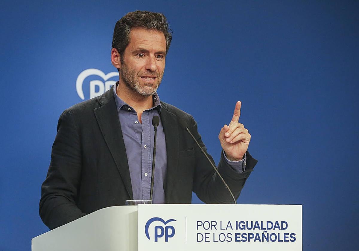 El portavoz del PP, Borja Sémper, en una imagen de archivo.
