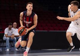 Savkov, durante un amistoso de pretemporada.