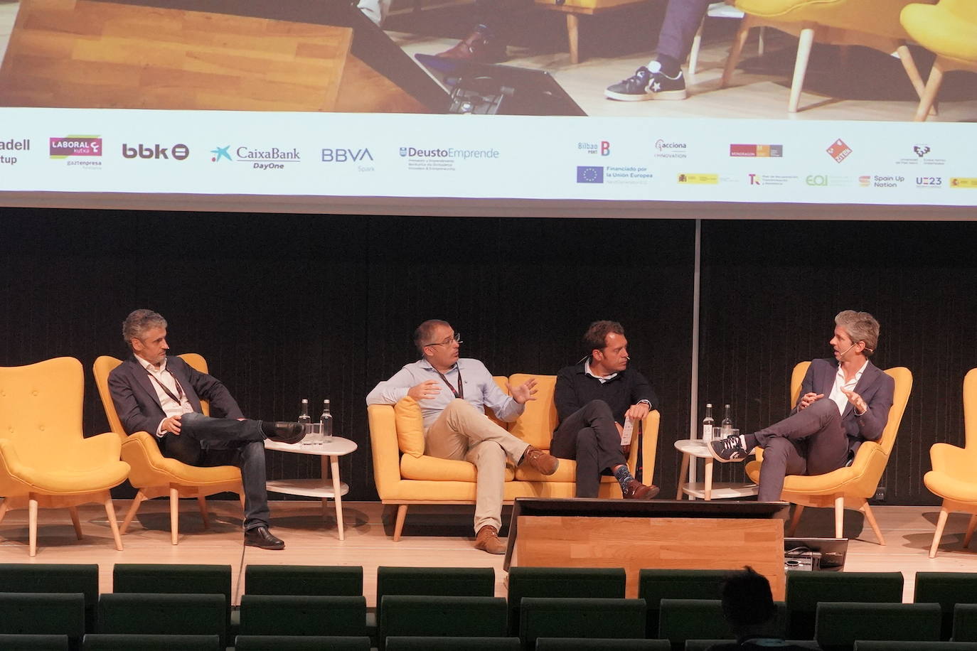 Roger Álvarez, Xabier Álvarez, Ignacio Urigüen y Fernando Rodríguez Bergareche.