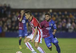 Herrera, en el partido de Copa de la primera ronda en Alzira en la temporada 2022-23