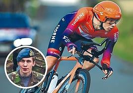 En una 'crono' con el equipo Human Powered.