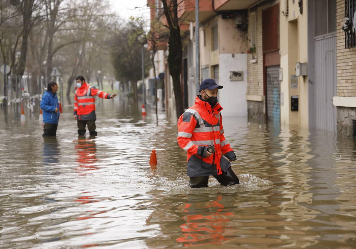 La calle La Presa fue una de las más afectadas en las inundaciones de 2021.