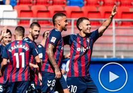 El espectacular gol de falta del vizcaíno Aketxe desde 35 metros que da la victoria al Eibar