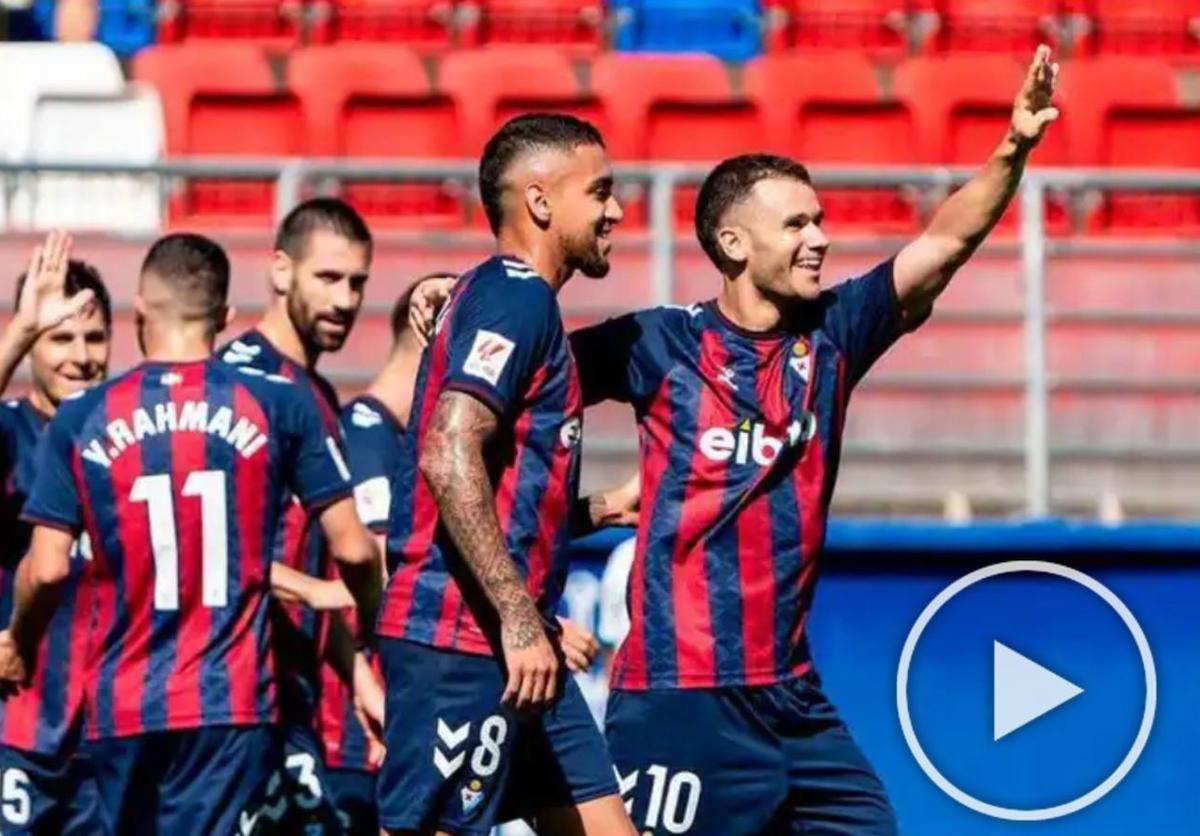 El espectacular gol de falta del vizcaíno Aketxe desde 35 metros que da la victoria al Eibar