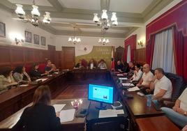 Sesión plenaria celebrada el miñercoles por la tarde en el Ayuntamiento de Gernika