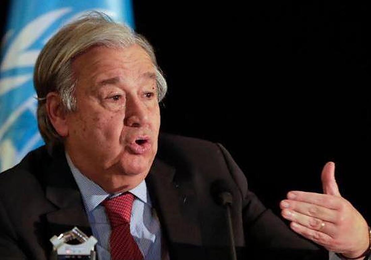 El secretario general de la ONU, António Guterres.
