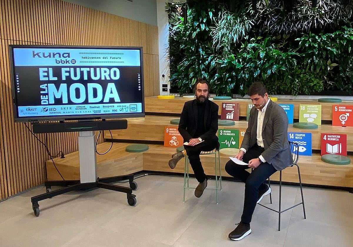 Braulio Gómez y Kristian Prieto durante la presentación del estudio.