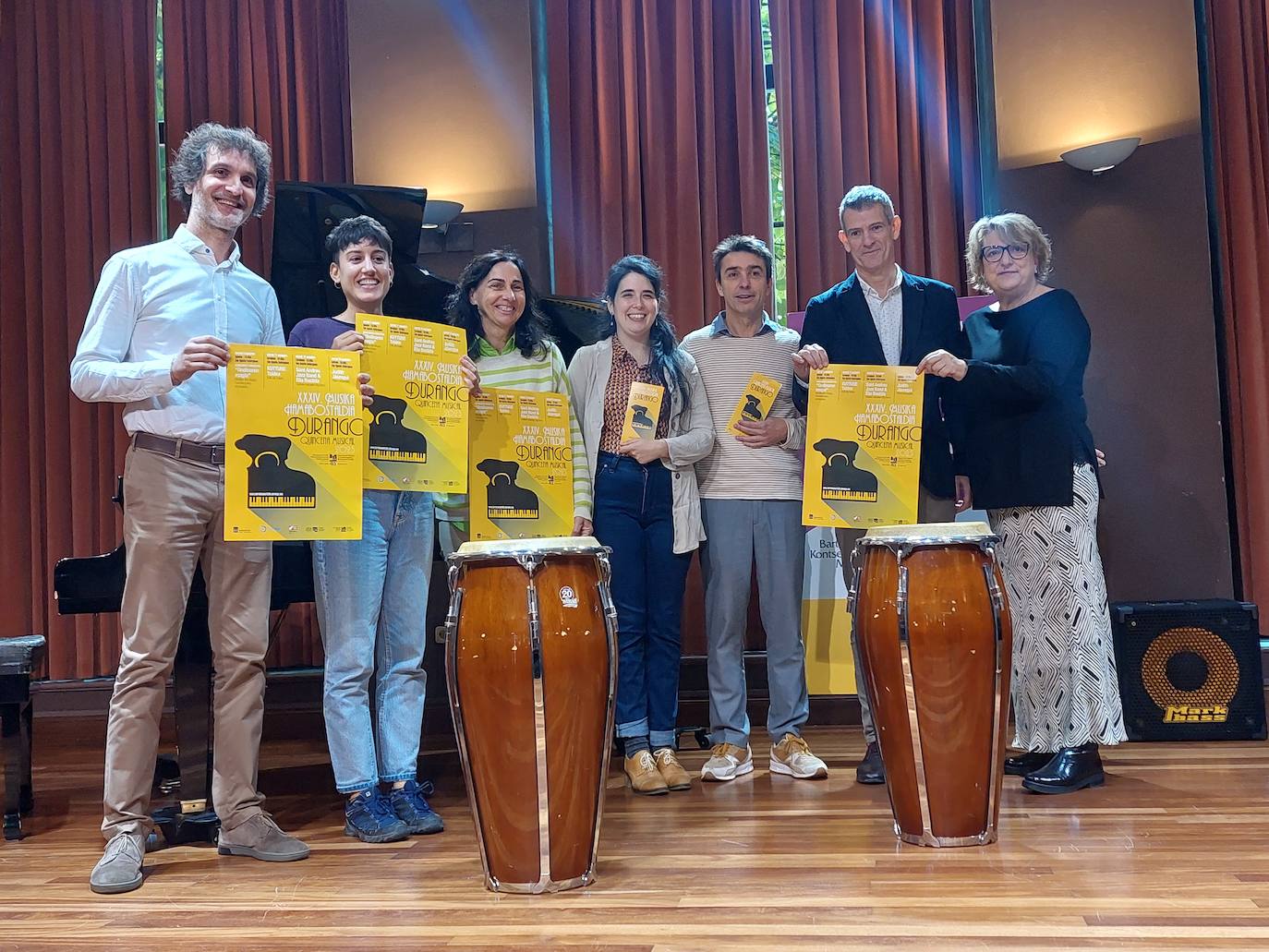 Iker Ruiz de Alegría, Tania Loza, Arantza Barrenetxea, Nerea Quincoces, Alfredo Sanz, Oriol Roch y Arantza Arrazola