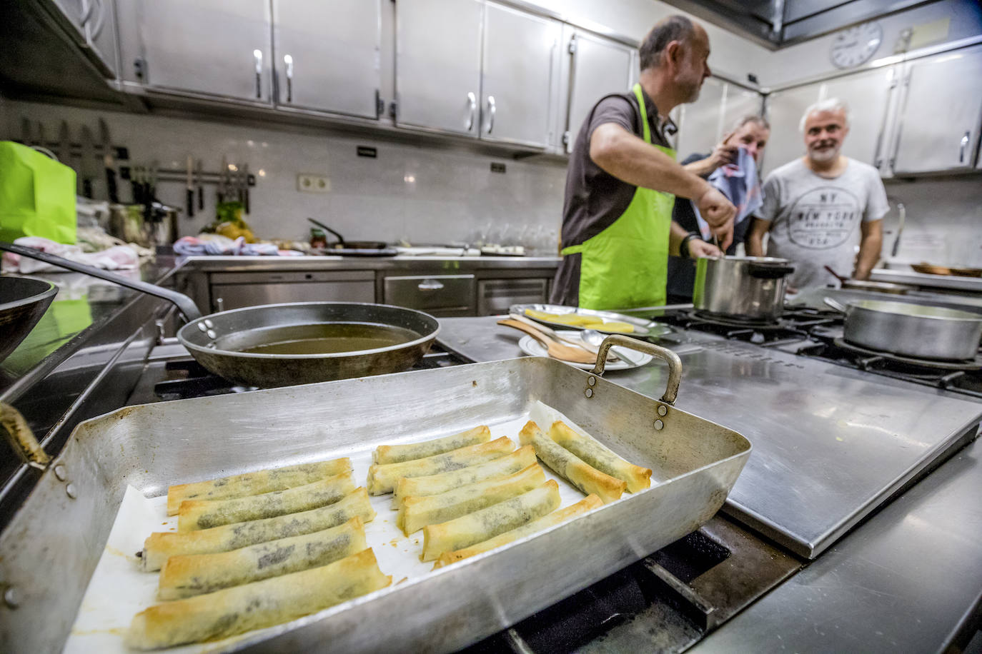 La cena en la sociedad gastronómica Ametza, en imágenes