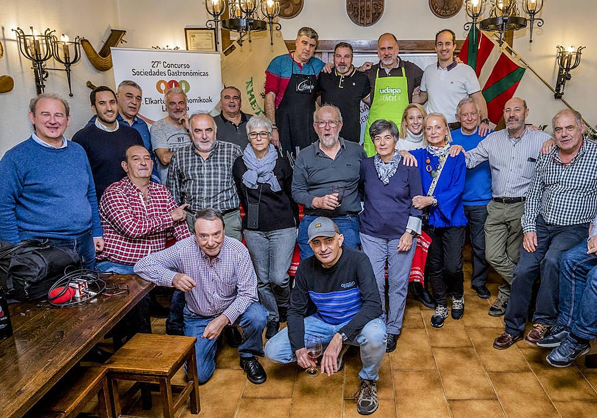 La cena en la sociedad gastronómica Ametza, en imágenes