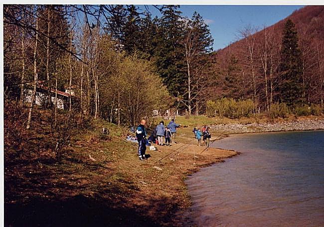 Embalse de Lareo, de donde parte el sendero de Lizarrusti.