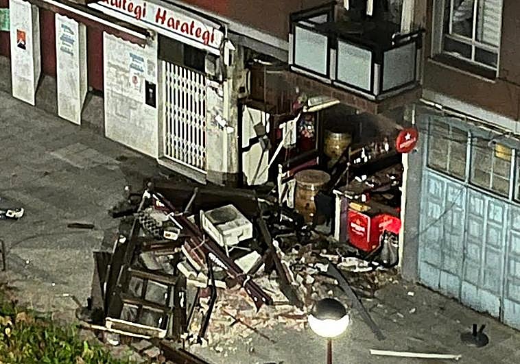Estado del bar tras la intervención.
