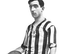 Leyenda. Imagen de Rafael Moreno Aranzadi, el mítico Pichichi, con la camiseta del Athletic.