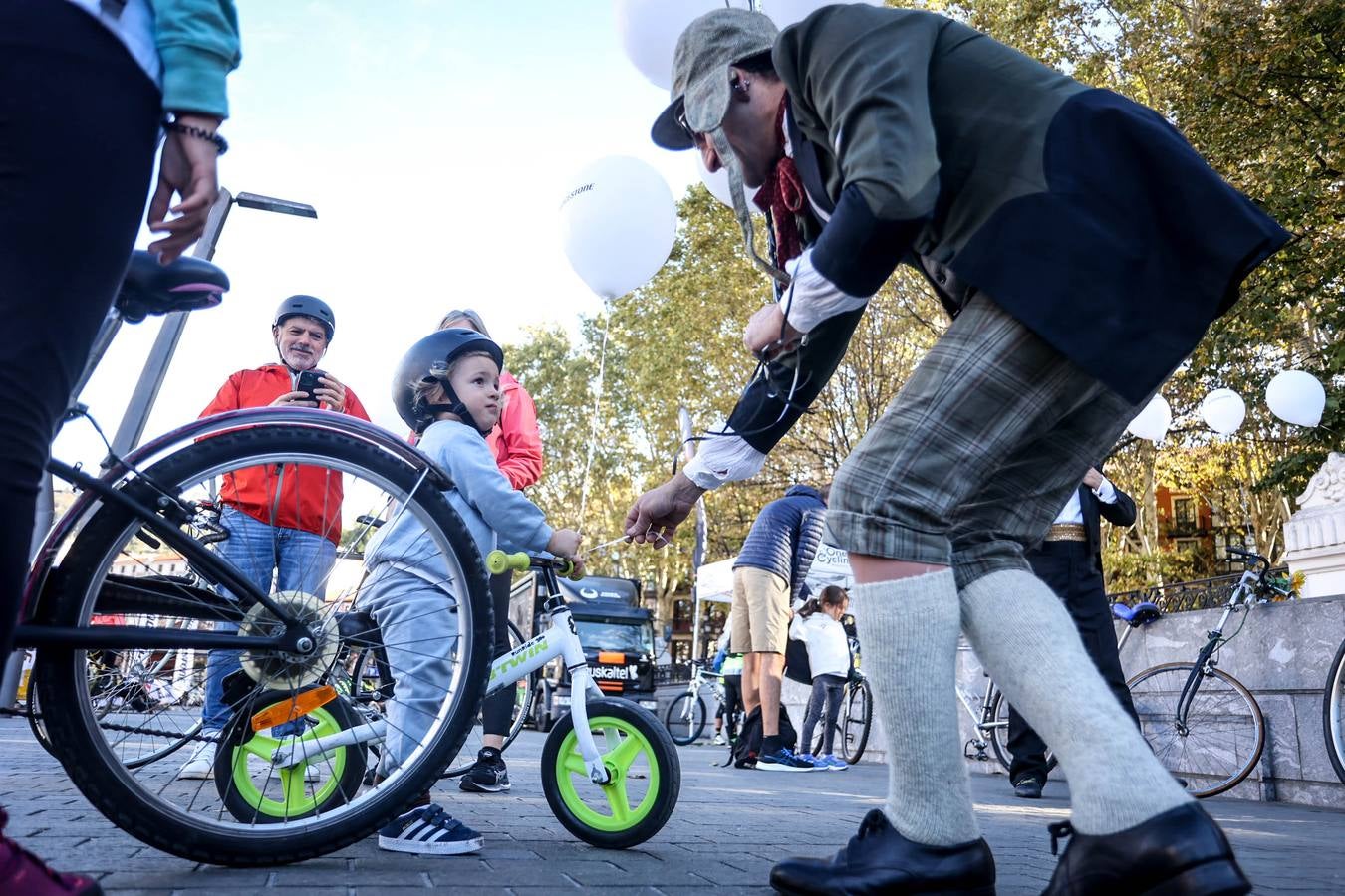 Bicicletada Bridgestone en Bilbao