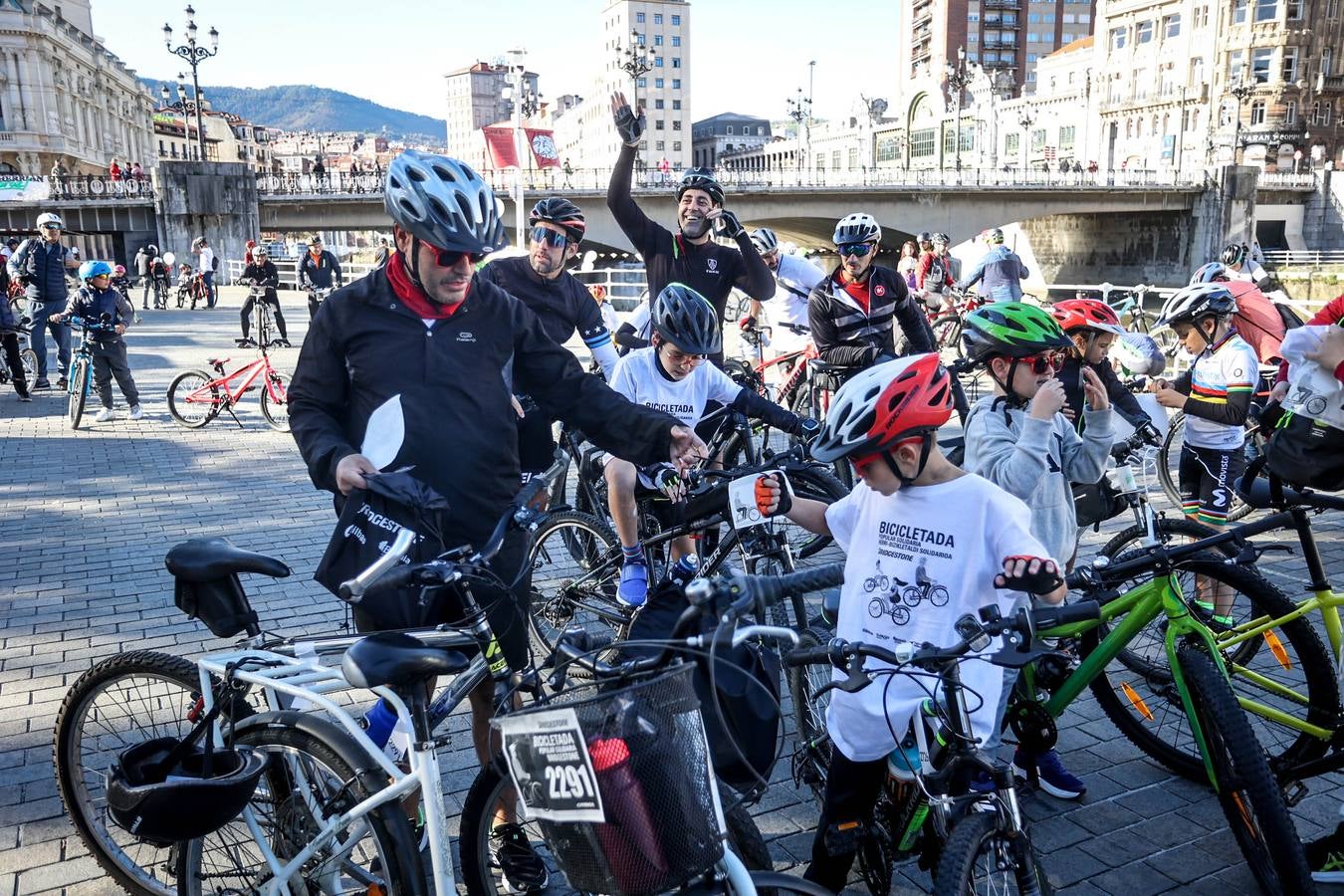 Bicicletada Bridgestone en Bilbao