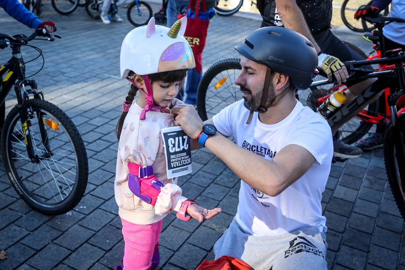 Bicicletada Bridgestone en Bilbao