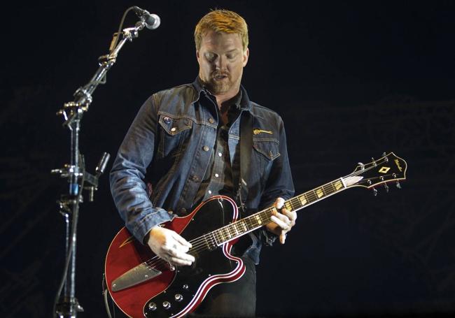 Josh Homme, en el concierto de Queens of the Stone Age en el ARF 2011.