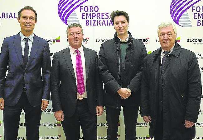 Jon Vázquez Eguskiza, Guillermo Cavia, Juan Carlos y Juan Gietz. 