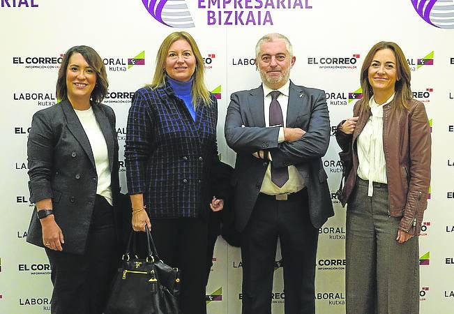 Keltse Madariaga, Gema de Francisco, Dani García y Amaia Marañón. 