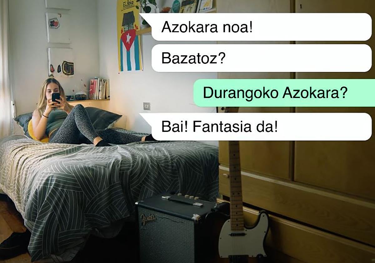 Iragarkiaren momentu bat.