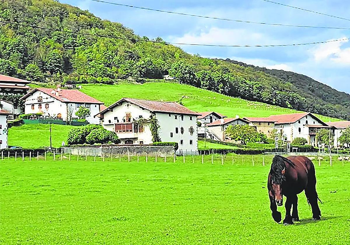 Enormes caserones con sus inscripciones se pueden ver en la zona.