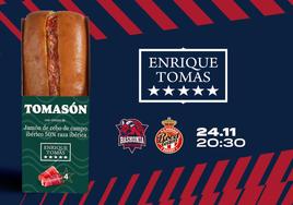 Un bocadillo de jamón gratis para cada espectador del Baskonia-Mónaco