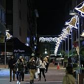 Getxo vuelve a reducir un 25% el horario de la iluminación navideña para ahorrar energía