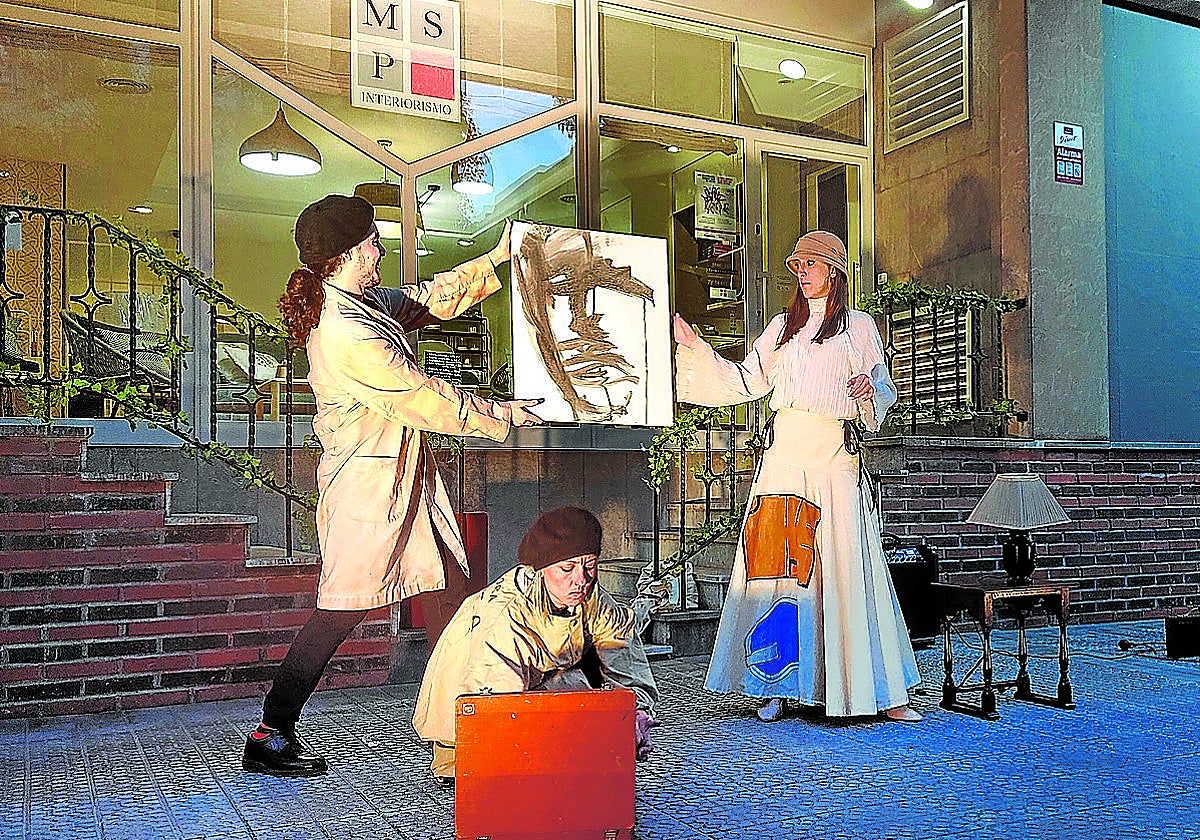 La primera representación tuvo lugar en MSP Interiorismo, de Las Arenas.