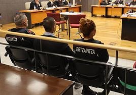 Una de las sesiones del juicio en la Audiencia Vizcaína.