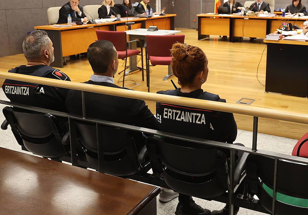 Una de las sesiones del juicio en la Audiencia Vizcaína.