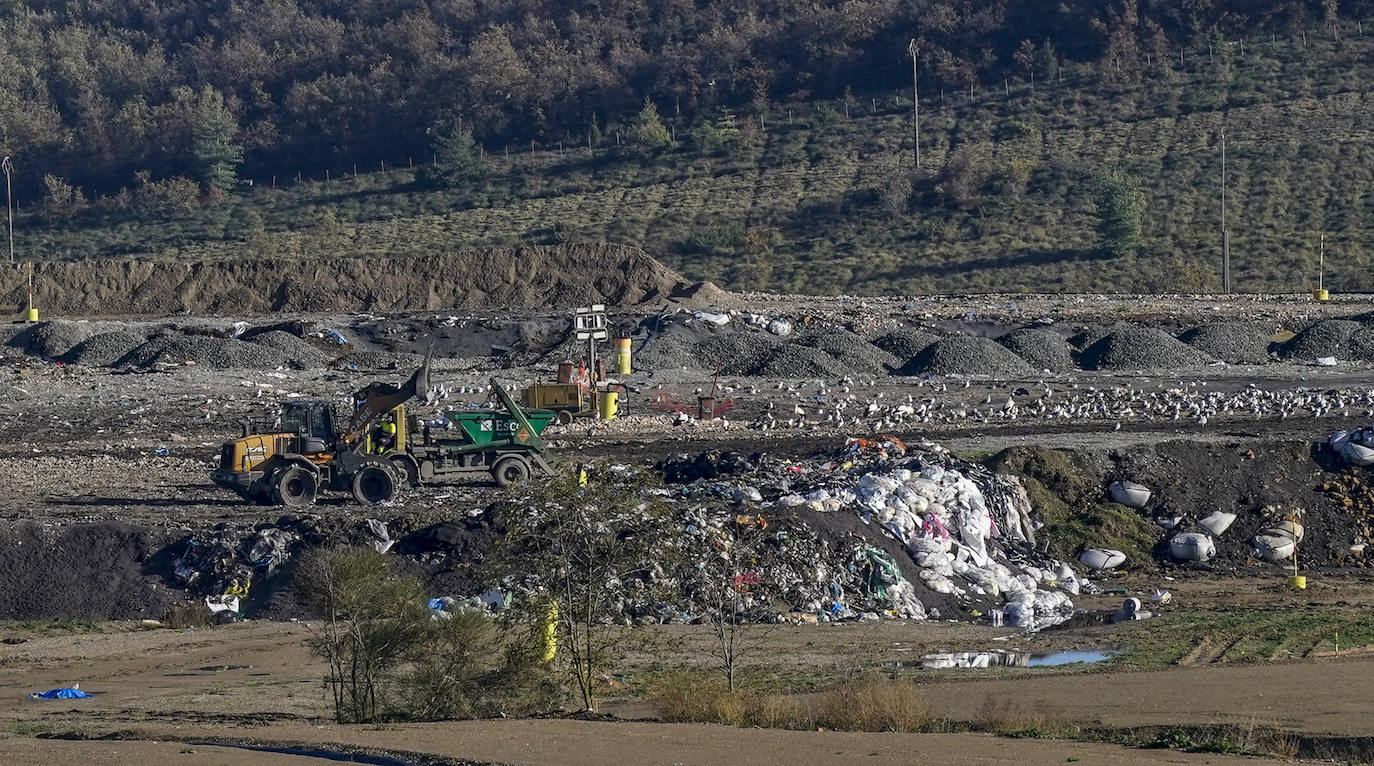 El vertedero de Gardélegui, en imágenes
