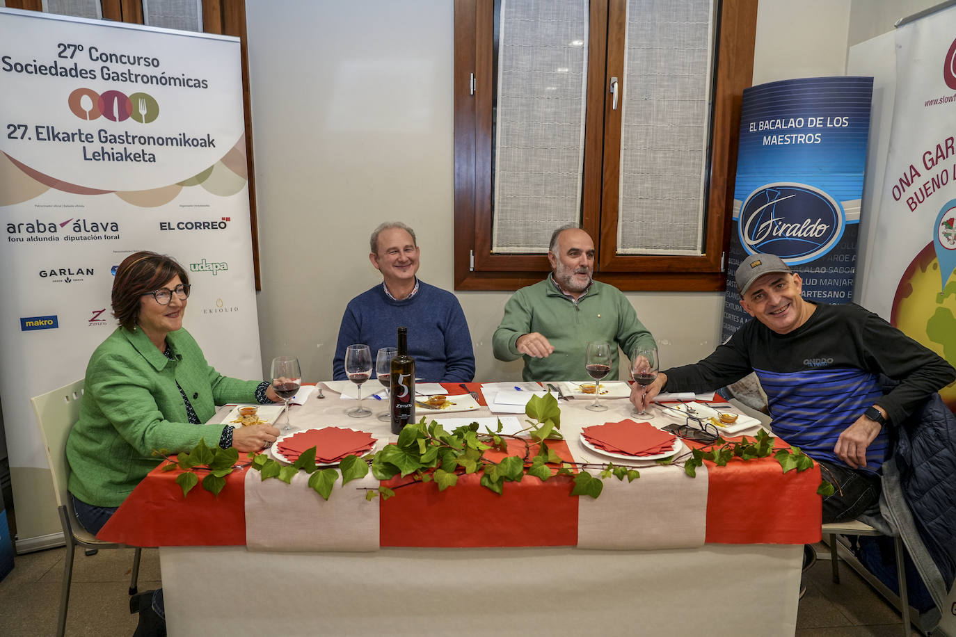 Así fue la cena en la sociedad gastronómica Txipristin