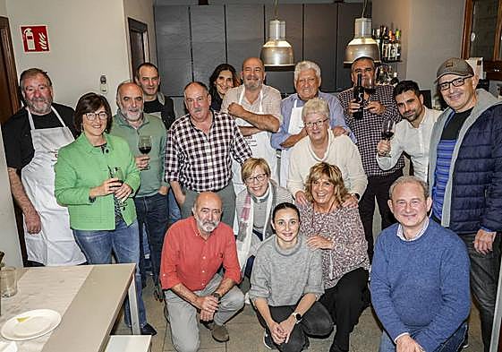 Así fue la cena en la sociedad gastronómica Txipristin