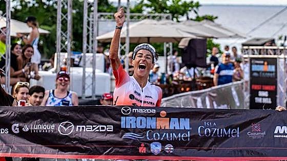 La triatleta vizcaína Gurutze Frades repite victoria en el Ironman de Cozumel