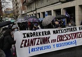 Imagen de archivo de una de las concentraciones convocadas en la comarca en los últimos años.