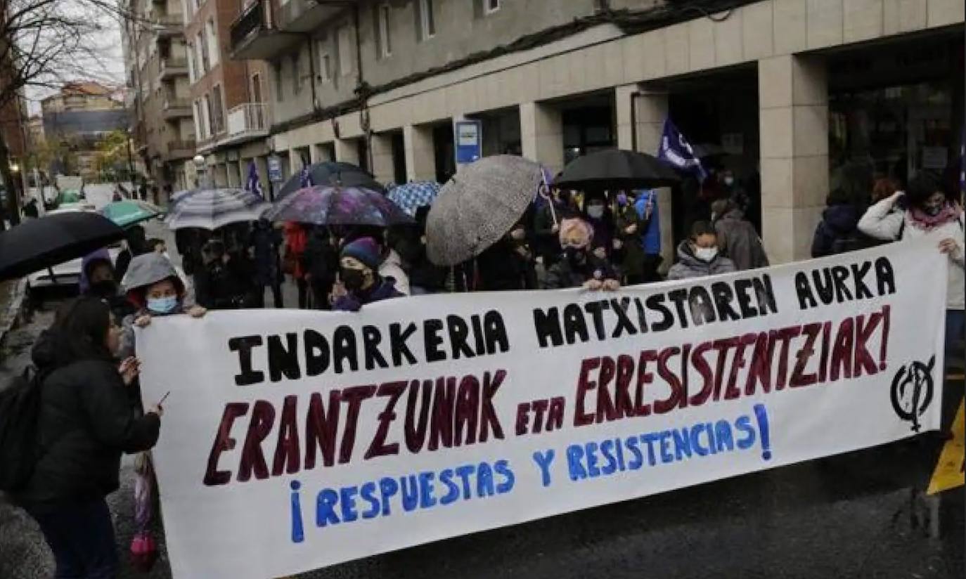 Imagen de archivo de una de las concentraciones convocadas en la comarca en los últimos años.