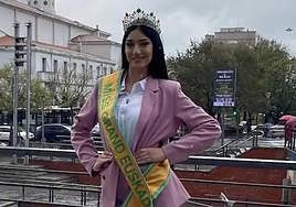 Esther Escudero posa en el centro de Basauri.