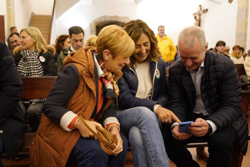 Sonrisas en el encuentro más esperado entre Urkullu y Pradales