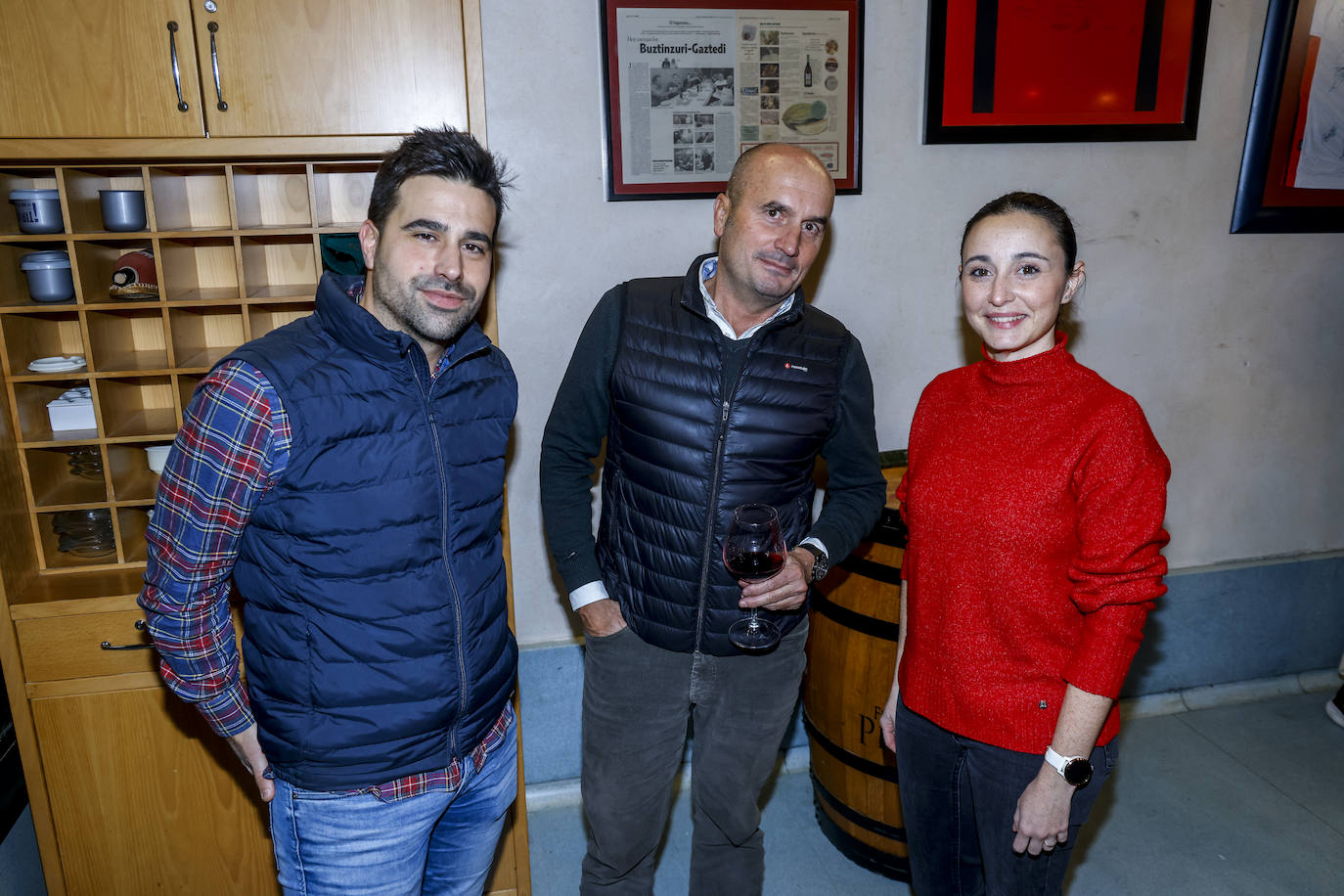 La cena en Bustinzuri, en imágenes