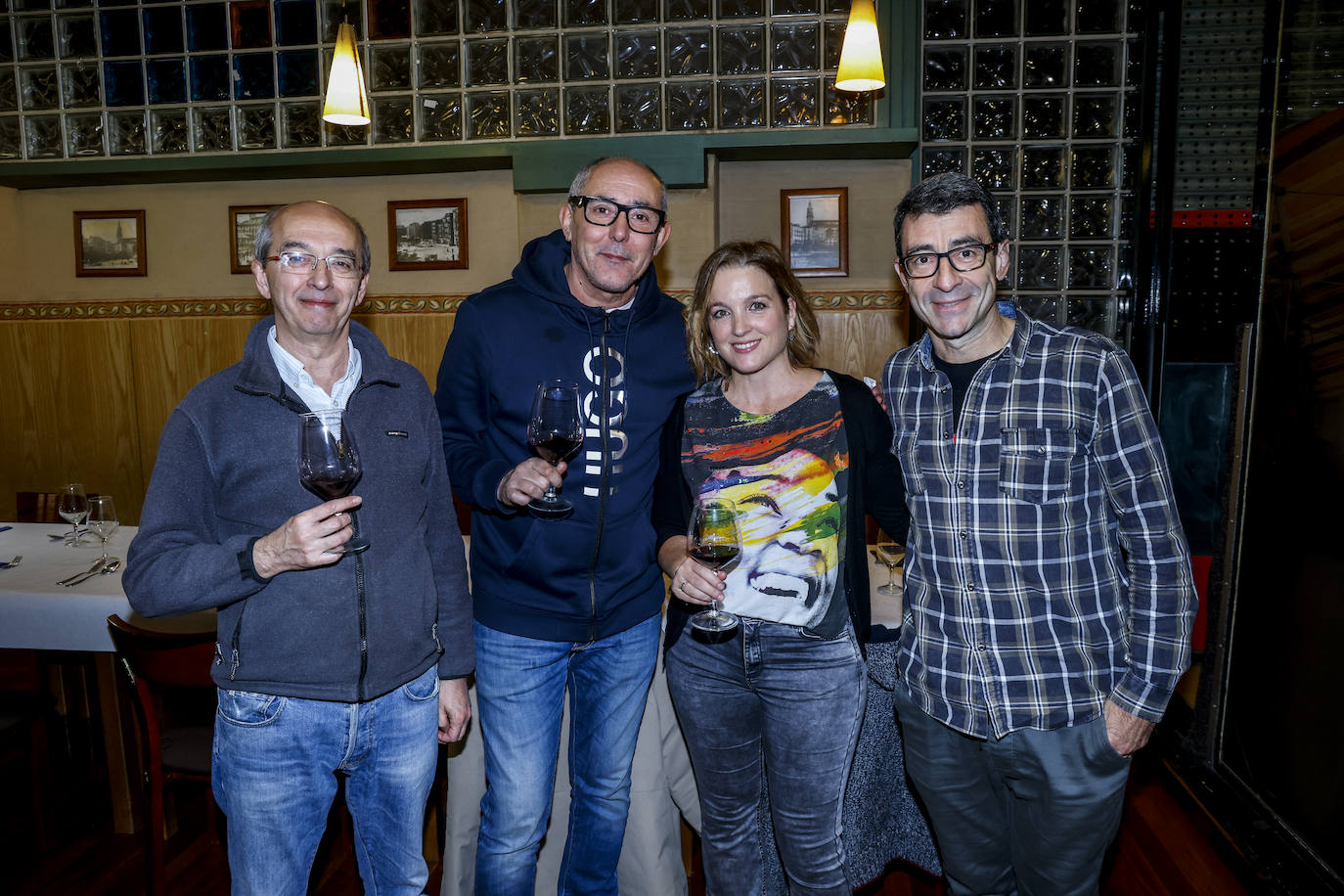 La cena en Bustinzuri, en imágenes