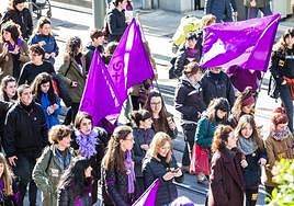 Jornada de servicios mínimos por la huelga general convocada por Movimiento Feminista