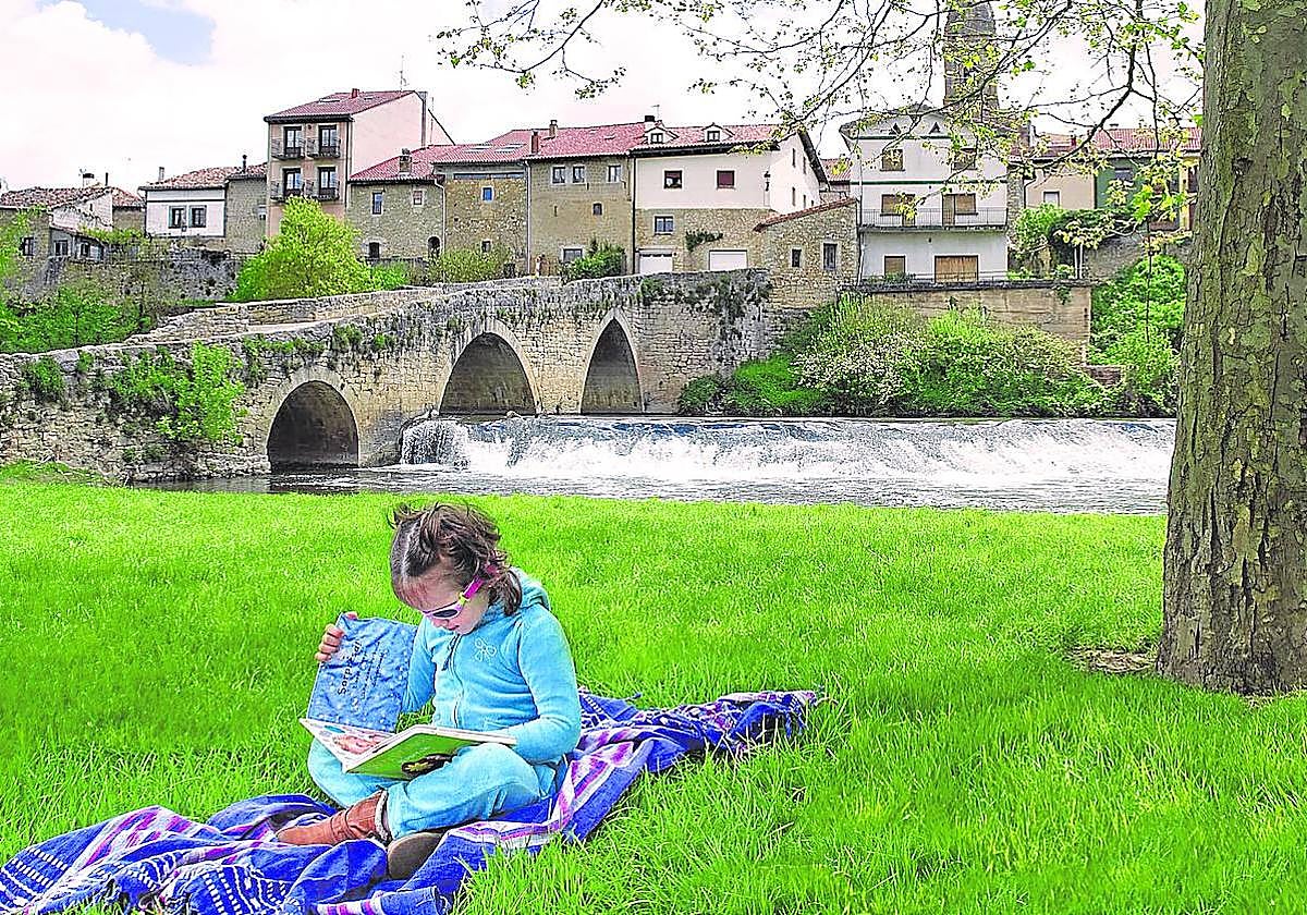 Puente de la Puebla de Arganzón, donde se desarrolló el primer combate de la Batalla de Vitoria.