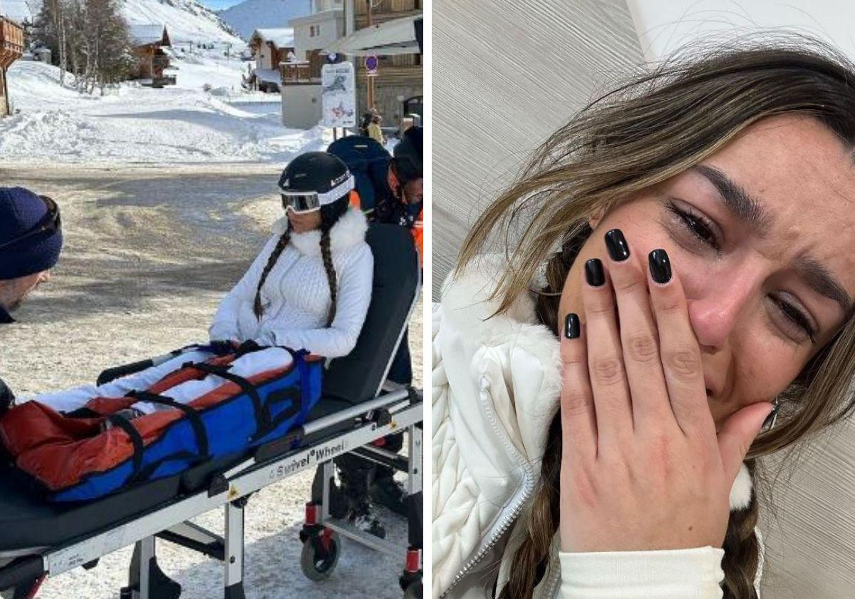 Así fue el accidente de Marta Díaz esquiando en los Alpes