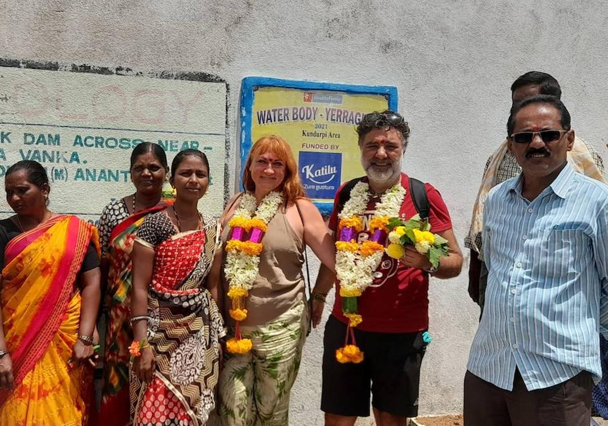 Manu Orozko visitó este pasado verano la India junto a su pareja Belén Villa.