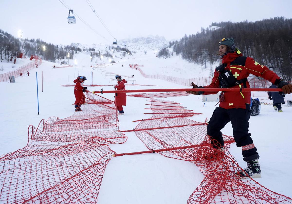 Cancelada por el mal tiempo la segunda prueba de la Copa del Mundo de slalom