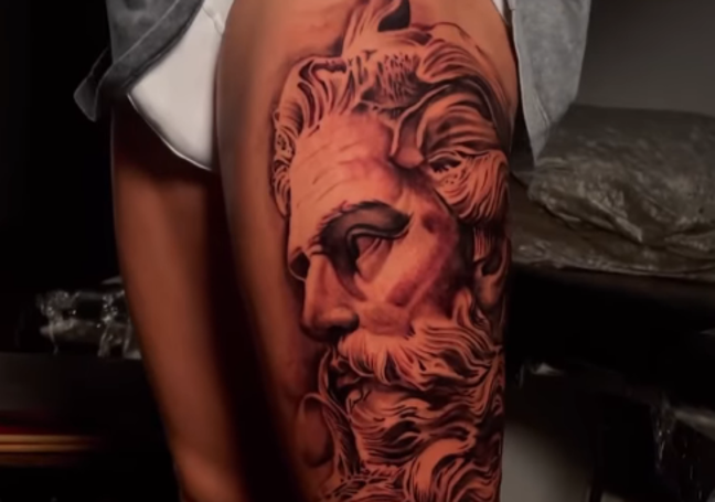 Nuevo tatuaje de Yeray Álvarez.
