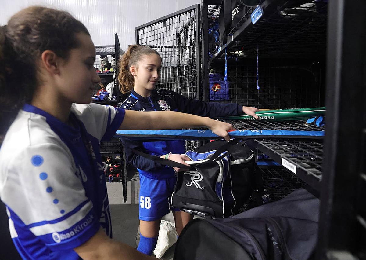 Imagen secundaria 1 - El club abrió las puertas de su casa a EL CORREO el pasado jueves.